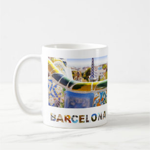 Barcelona Spain Parc Guell Travel Photo Koffiemok