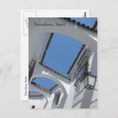 Barcelona Spain Post Card Briefkaart (Voorkant / Achterkant)