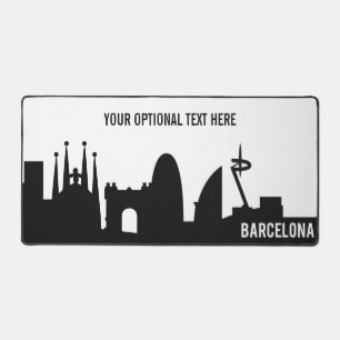 Barcelona Spain Skyline Bureaumat