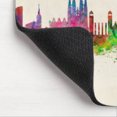 Barcelona Spain Skyline Muismat (Hoek)