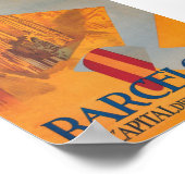 Barcelona Spain Vintage Travel Poster (Hoek)