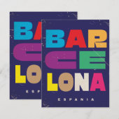 Barcelona Spanje (Voorkant / Achterkant)