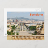 Barcelona, Spanje Briefkaart (Voorkant / Achterkant)