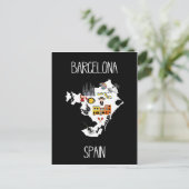 Barcelona, Spanje Briefkaart (Staand voorkant)