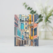 Barcelona Spanje Briefkaart (Staand voorkant)