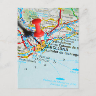 Barcelona, Spanje Briefkaart