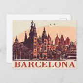  Barcelona Spanje Briefkaart (Voorkant / Achterkant)