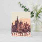  Barcelona Spanje Briefkaart (Staand voorkant)