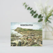 Barcelona Spanje Briefkaart (Staand voorkant)