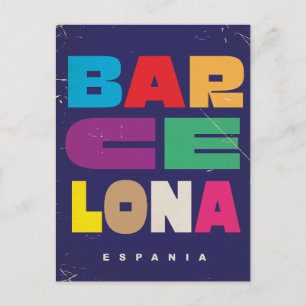 Barcelona Spanje Briefkaart
