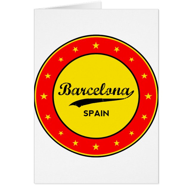 Barcelona, Spanje, cirkel (Voorkant)
