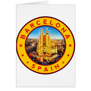 Barcelona, Spanje, cirkel, geel