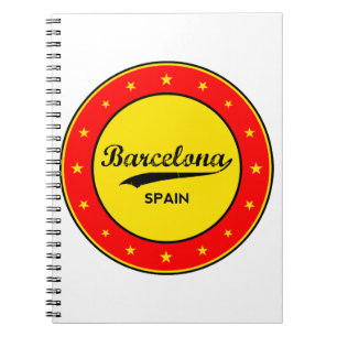 Barcelona, Spanje, cirkel Notitieboek