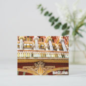 Barcelona Spanje Colorful Spain Architecture Briefkaart (Staand voorkant)