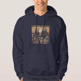 Barcelona Spanje Europa Hoodie