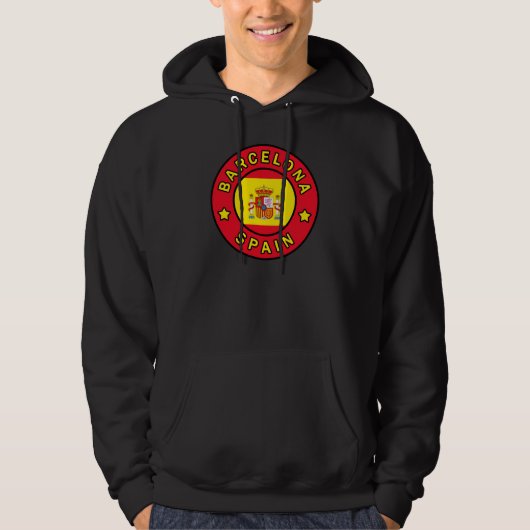Barcelona Spanje Hoodie (Voorkant)