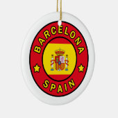 Barcelona Spanje Keramisch Ornament (Rechts)