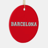 Barcelona Spanje Keramisch Ornament (Rechts)