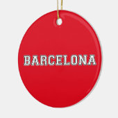 Barcelona Spanje Keramisch Ornament (Links)