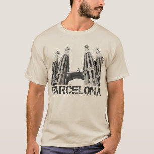 Barcelona Spanje La Sagrada Familia T-shirt
