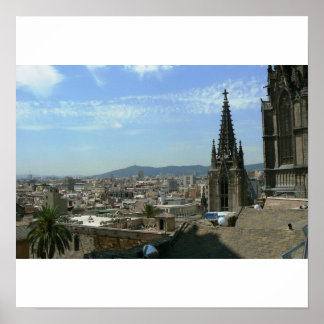 Barcelona, Spanje Poster