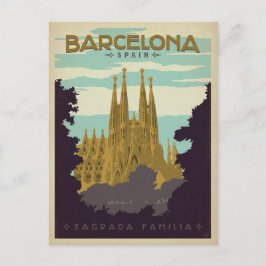 Barcelona, Spanje - Sagrada Familia Briefkaart