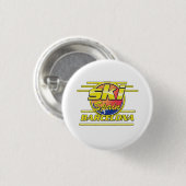Barcelona Spanje tot Ski logo Ronde Button 3,2 Cm (Voorkant /achterkant)