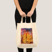 Barcelona, Spanje, Vintage poster Tote Bag (Voorkant (product))