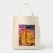 Barcelona, Spanje, Vintage poster Tote Bag (Voorkant)