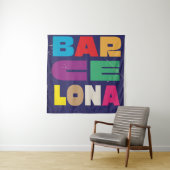 Barcelona Spanje Wandkleed (In situ)