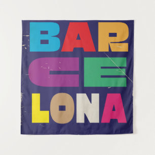 Barcelona Spanje Wandkleed
