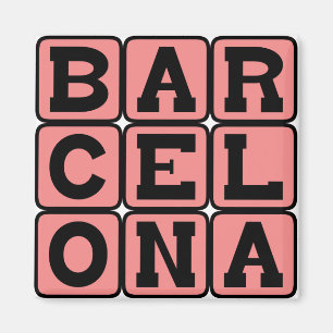 Barcelona, stad Spanje Magneet