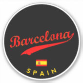 Barcelona Sticker (Voorkant)