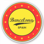 Barcelona Sticker (Voorkant)