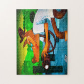 Barcelona Street Scene. Legpuzzel (Verticaal)