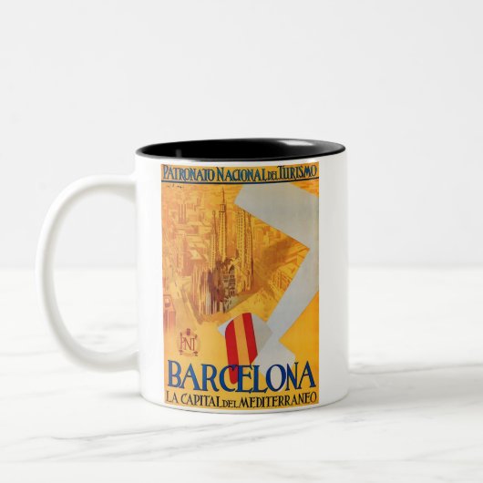 BARCELONA TWEEKLEURIGE KOFFIEMOK (Links)