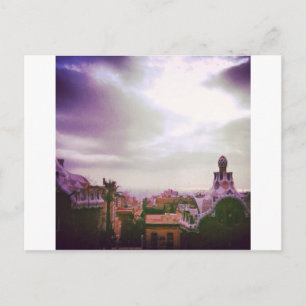 Barcelona van Gaudi Briefkaart
