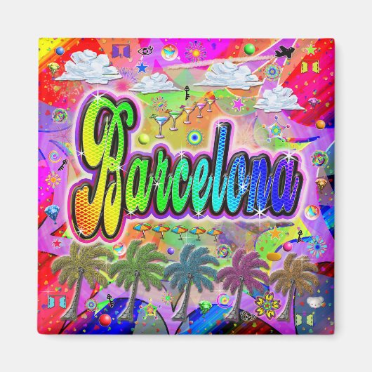 Barcelona Vista Express Magneet (Voorkant)