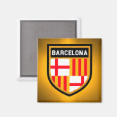 Barcelona-vlag Magneet (Voorkant / Achterkant)