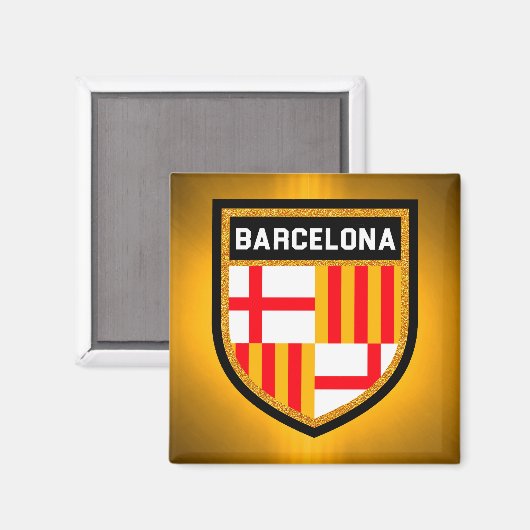 Barcelona-vlag Magneet (Voorkant / Achterkant)
