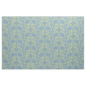 Barcelona Wall Flowers Blue en Green Stof (Fat Quarter)