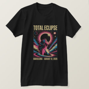 Barcelona Zonsverduistering 2026 T-shirt