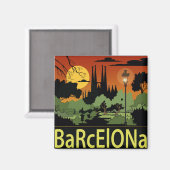 Barcelone. aimant (Recto/Verso)