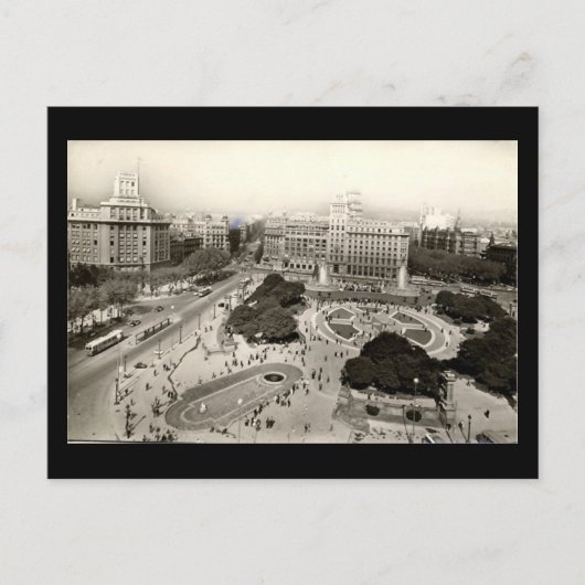 Barcelone, Ancienne carte postale (Devant)