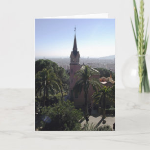 Barcelone, Espagne, carte de voeux