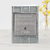 Barcelone, Espagne - Carte de voeux de couverture  (Fleur jaune)