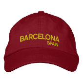 Barcelone* Espagne Casquette ajustable (Devant)
