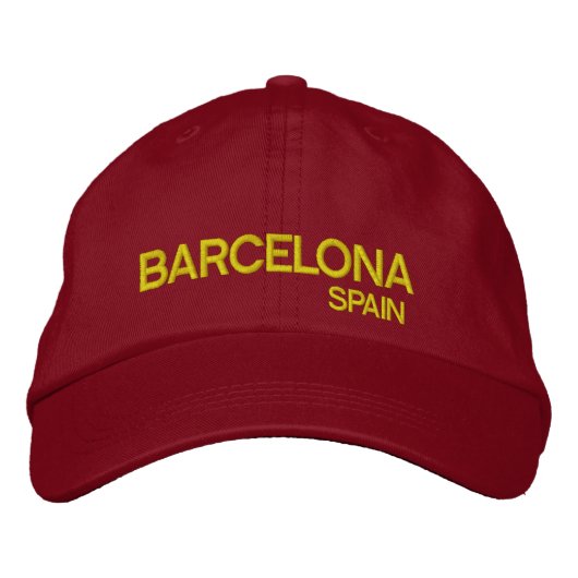 Barcelone* Espagne Casquette ajustable (Devant)