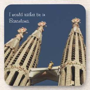 Barcelone Espagne Gaudi España Dessous de verre de