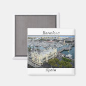 Barcelone, Espagne Magnet (Recto/Verso)
